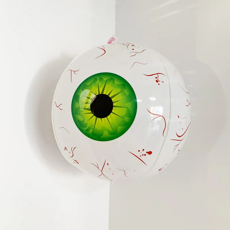 55CM/22Inch Halloween decoration balloon horror 4D inflatable eyeball Halloween theme eyeball party home decoration horror props Oasis Select Reseda 22inch