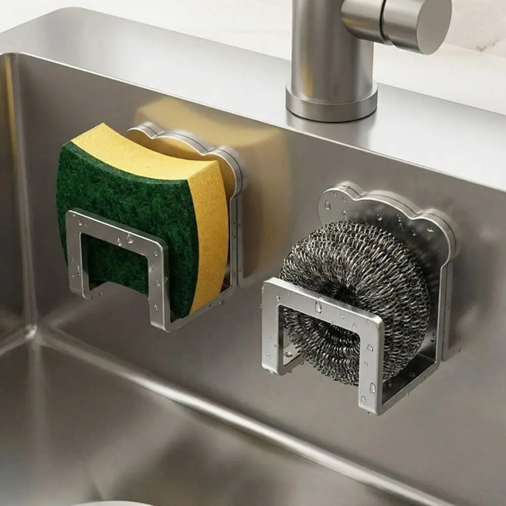 Stainless Steel Wall Hook – Sponge, Pot Lid & Board Holder