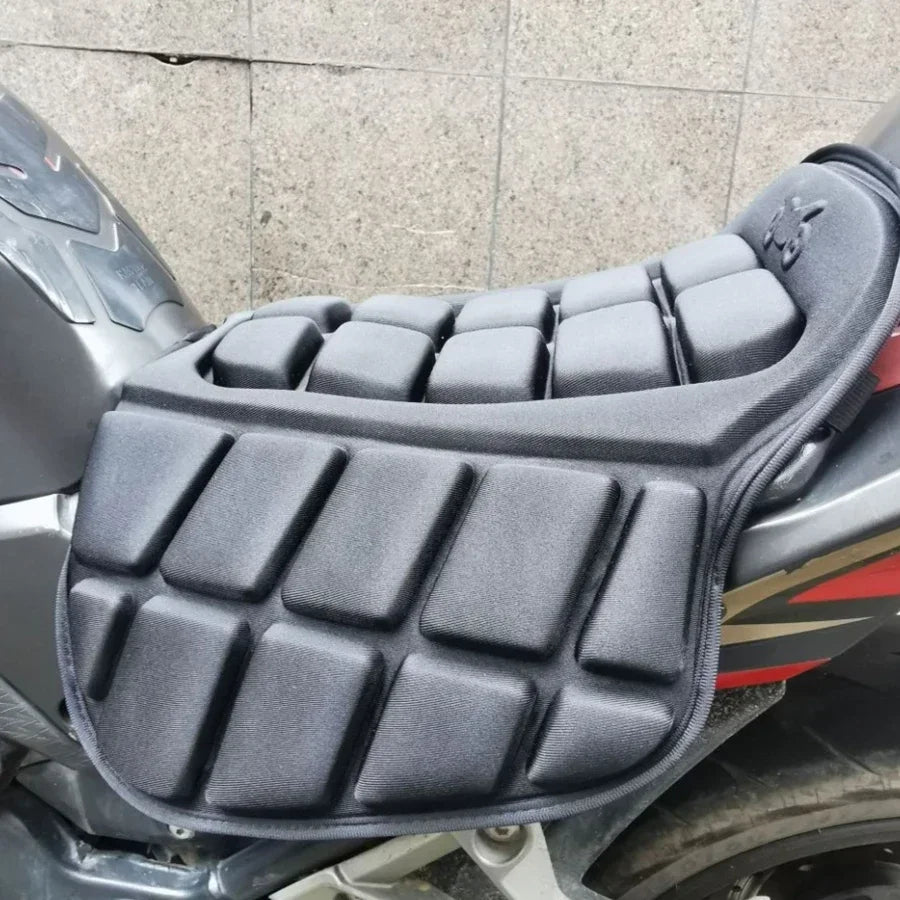 3D Motorcycle Seat Cover Universal Comfort Air Seat Cushion Cover Motorbike Air Pad Cover Shock Absorption Decompression Saddles Oasis Select
