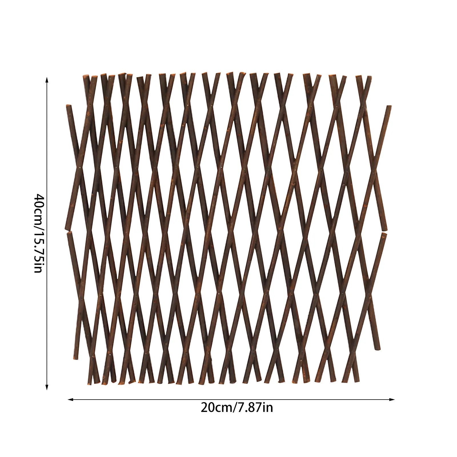 Expandable Wood Lattice Trellis Fence for Climbing Plants Garden Trellis Fence Oasis Select One size