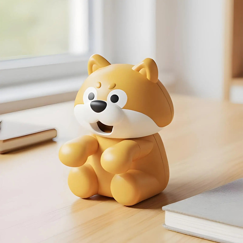 Mini Clip-On Fan Cartoon Puppy Electric Fan Hanging Cooling Tool Portable Handheld Fan Noodles Water Cooling artifact Fan Oasis Select