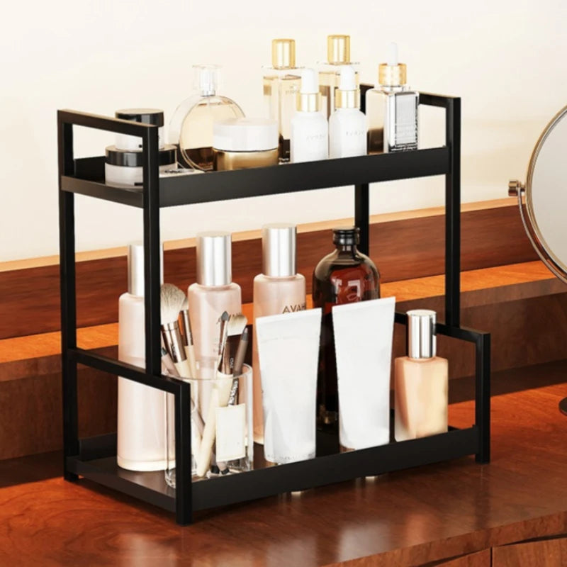 Toilet Shelf Wash Counter Cosmetics Storage Box Bathroom Dresser Perfume Skin Care Products Storage Shelf Oasis Select