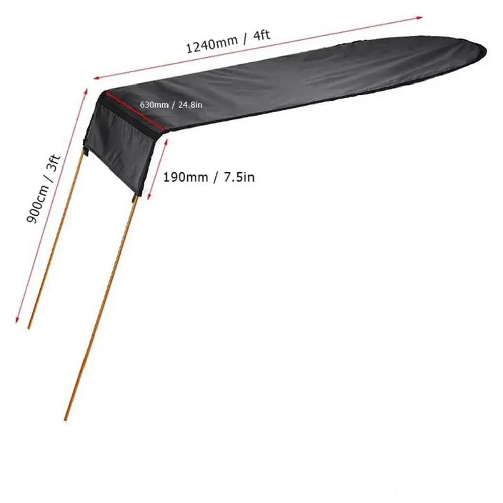Kayak Sun Shade Awning Tent Inflatable Boat Canopy Sunscreen Rain ProtectorDetachable Drifting Shelter Oasis Select