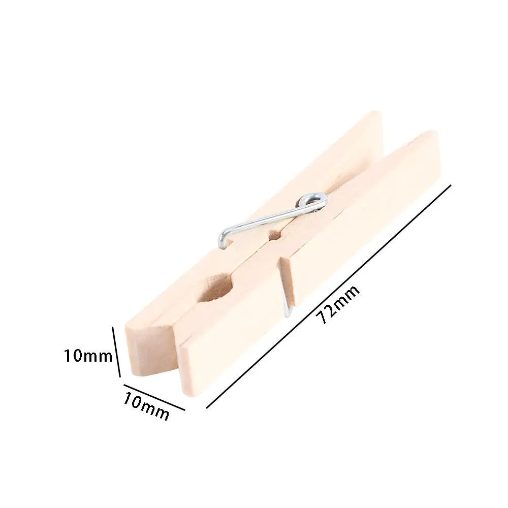 Wooden Clothespin Photo Clips – DIY Craft & Party Décor Pegs