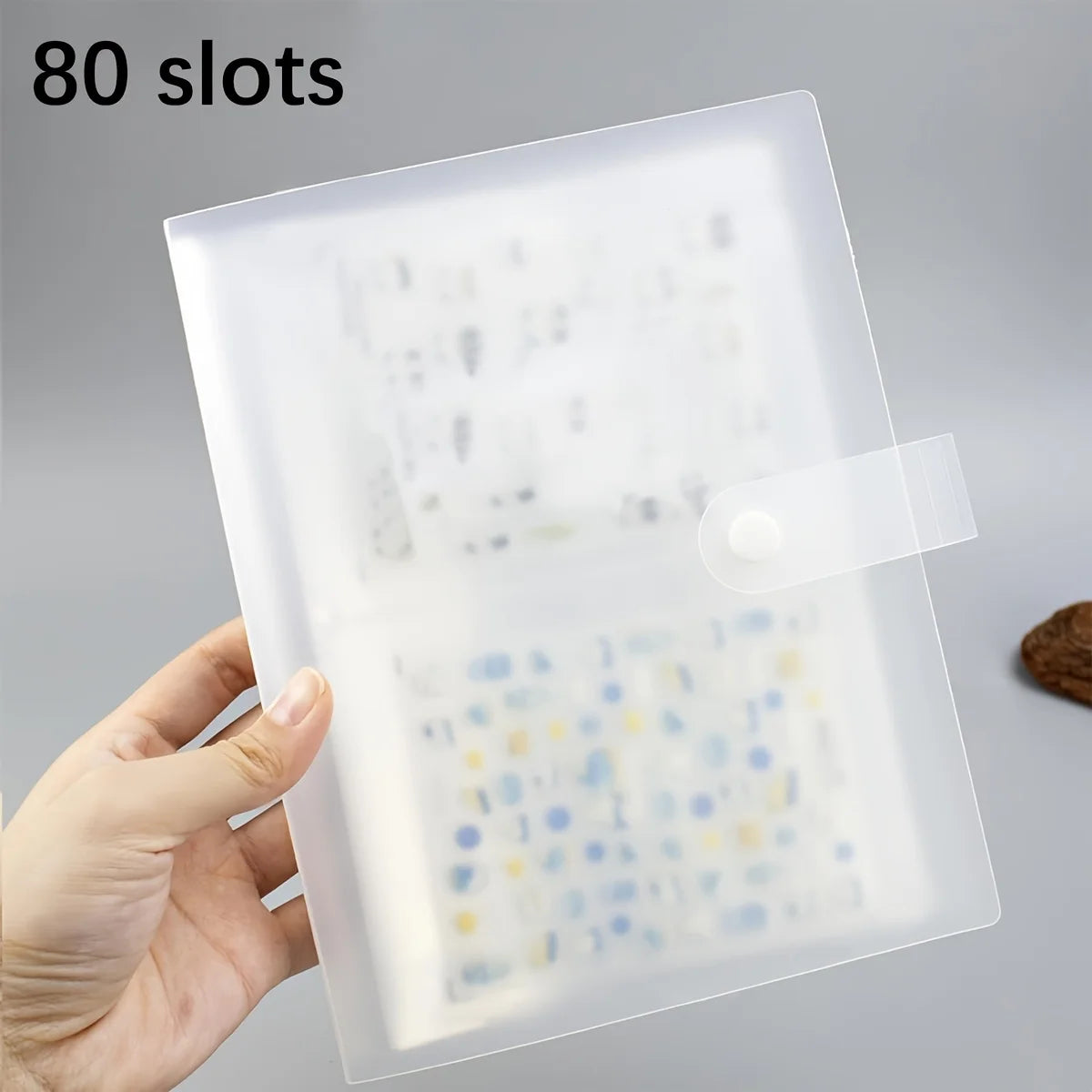 Large-capacity photo album 80-200 slots, can hold 6in photos for instant photos and postcards, to capture life and keep memories Oasis Select 80 squares