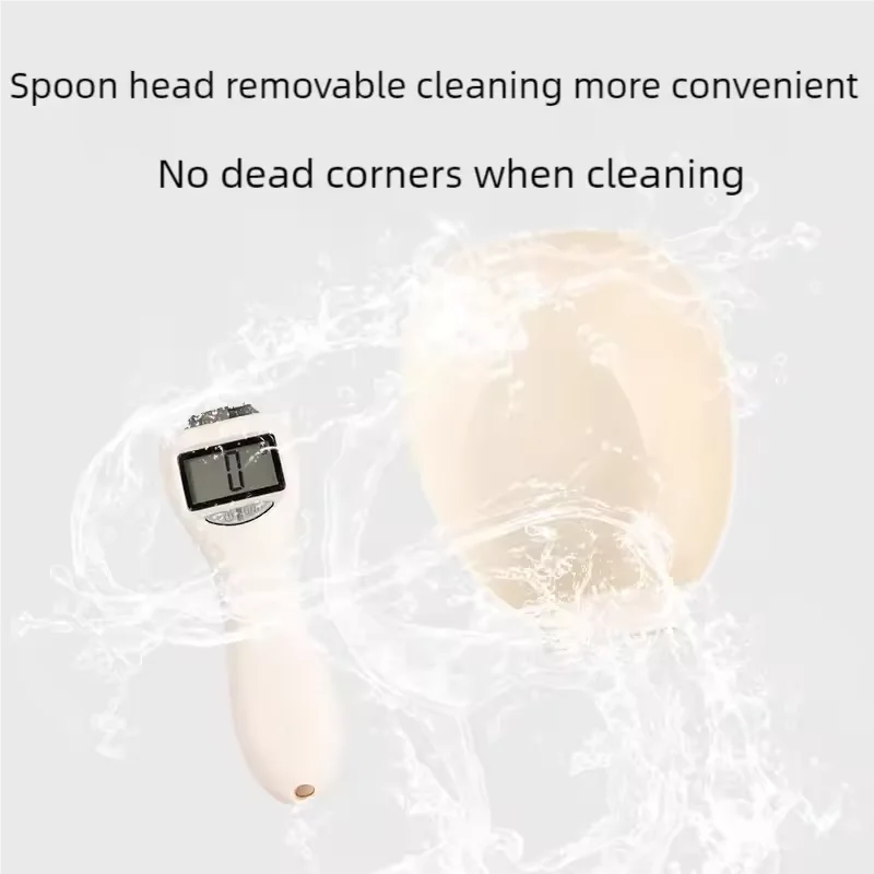 Household pet electronic measuring spoon scale 800g handle spoon scale nutrition scale mini complementary dog food feeding scale Oasis Select