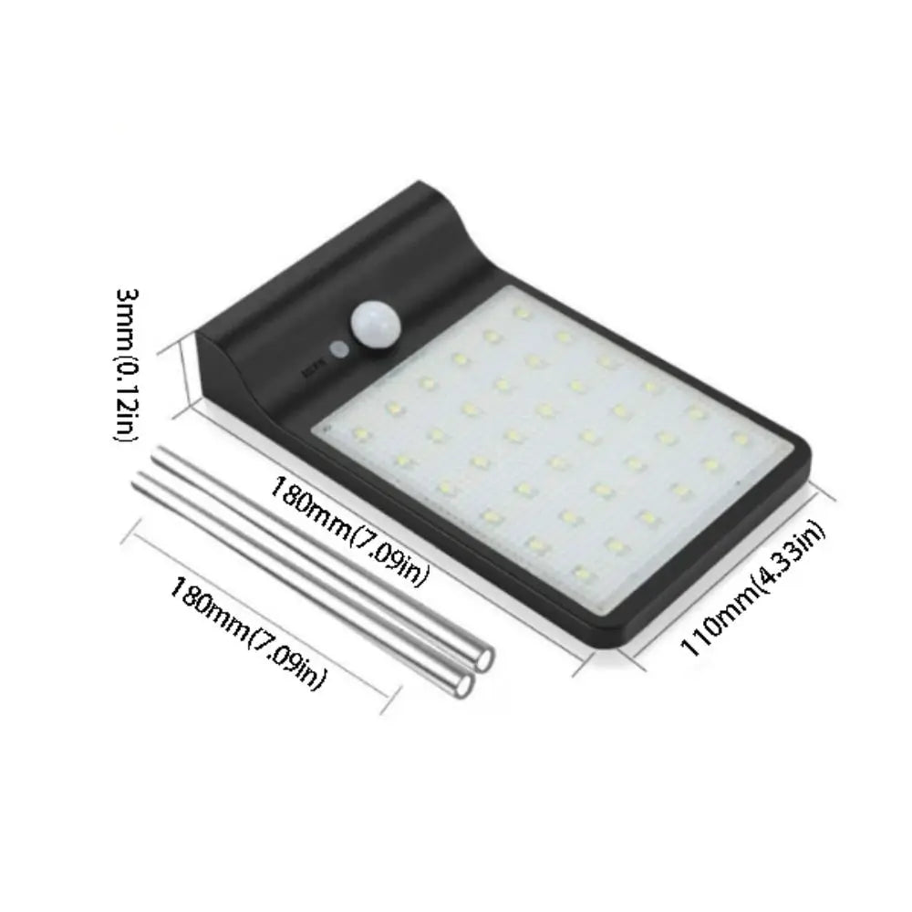 Solar Wall Light 450LM 3.5W LED PIR Sensor | Weatherproof