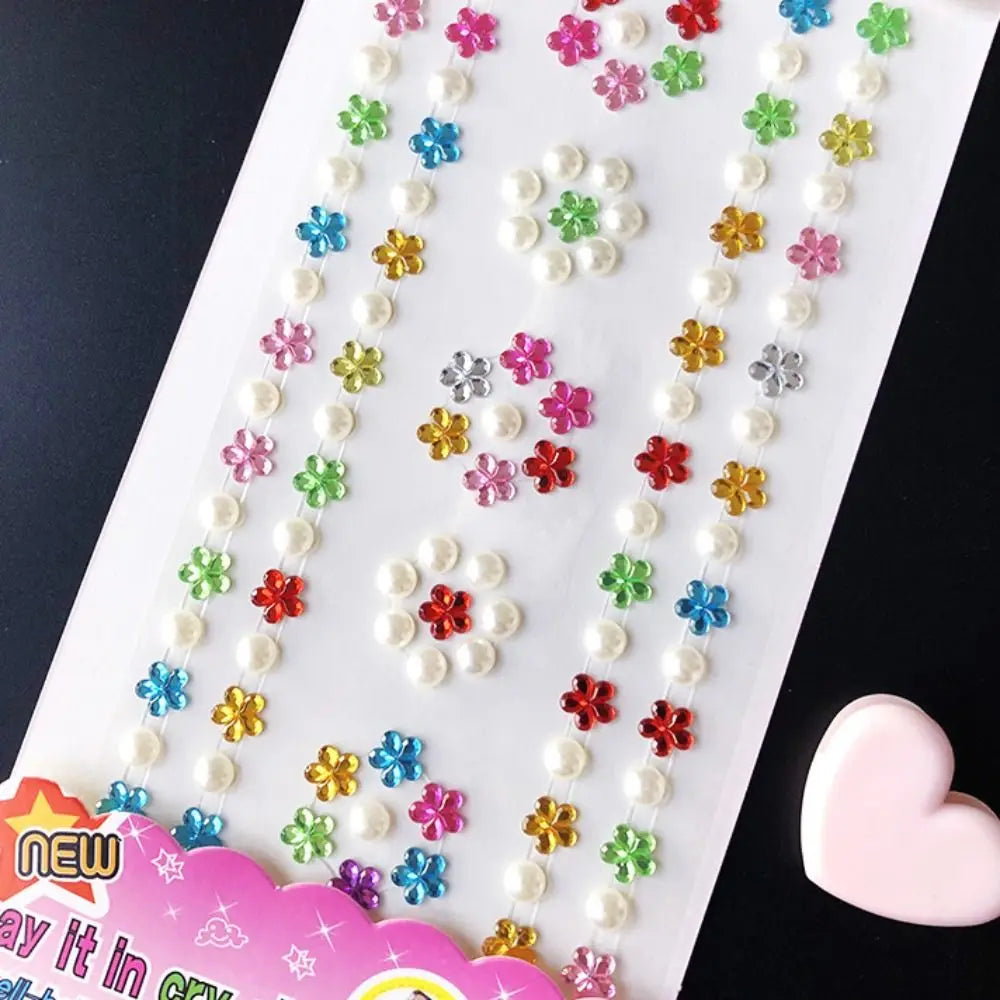 Decoration Stickers 3D Gem Scrapbooking Self Adhesive DIY Acrylic