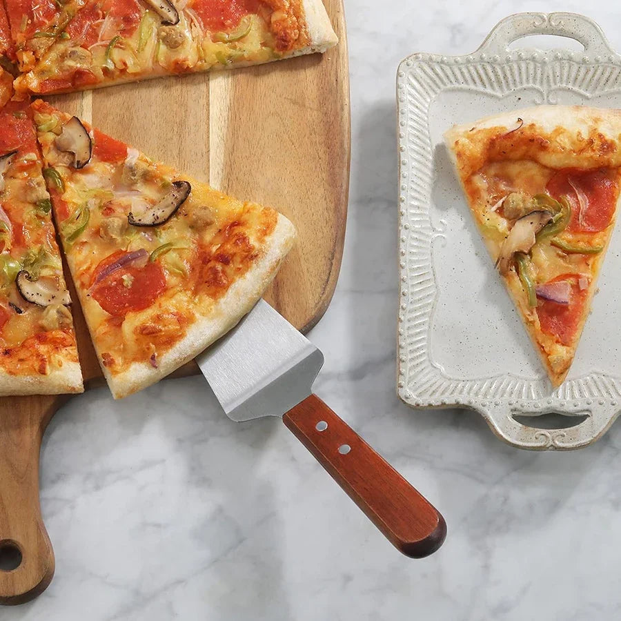 Stainless Steel Pizza Spatula, Non‑Slip Heat‑Resistant Handle, Heavy Duty Pizza Turner Peel for Oven Baking & Home Kitchen Use Oasis Select