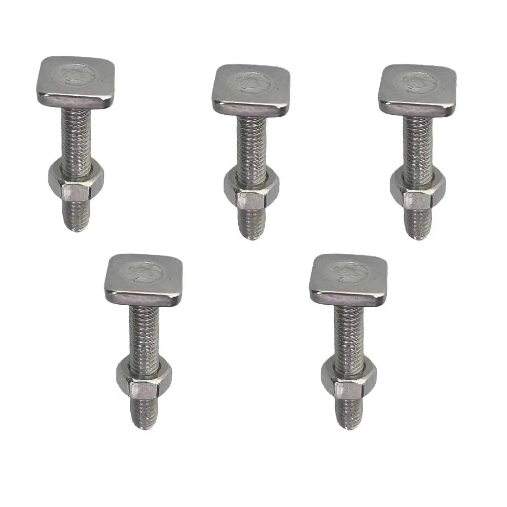 Kayak Rail Sliding T-Nut Threads M6 Track Mounting T-Slot Bolt Easy to Install Hammer Head Oasis Select 5 Piece
