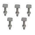 Kayak Rail Sliding T-Nut Threads M6 Track Mounting T-Slot Bolt Easy to Install Hammer Head Oasis Select 5 Piece