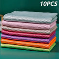 1/5/10Pcs Kitchen Towel Dish Cloth Absorbable Glass Microfiber Cloth Cleaning Wipes Window Car Towel Rag Kitchen Accessories Oasis Select 30x40cm 10pcs