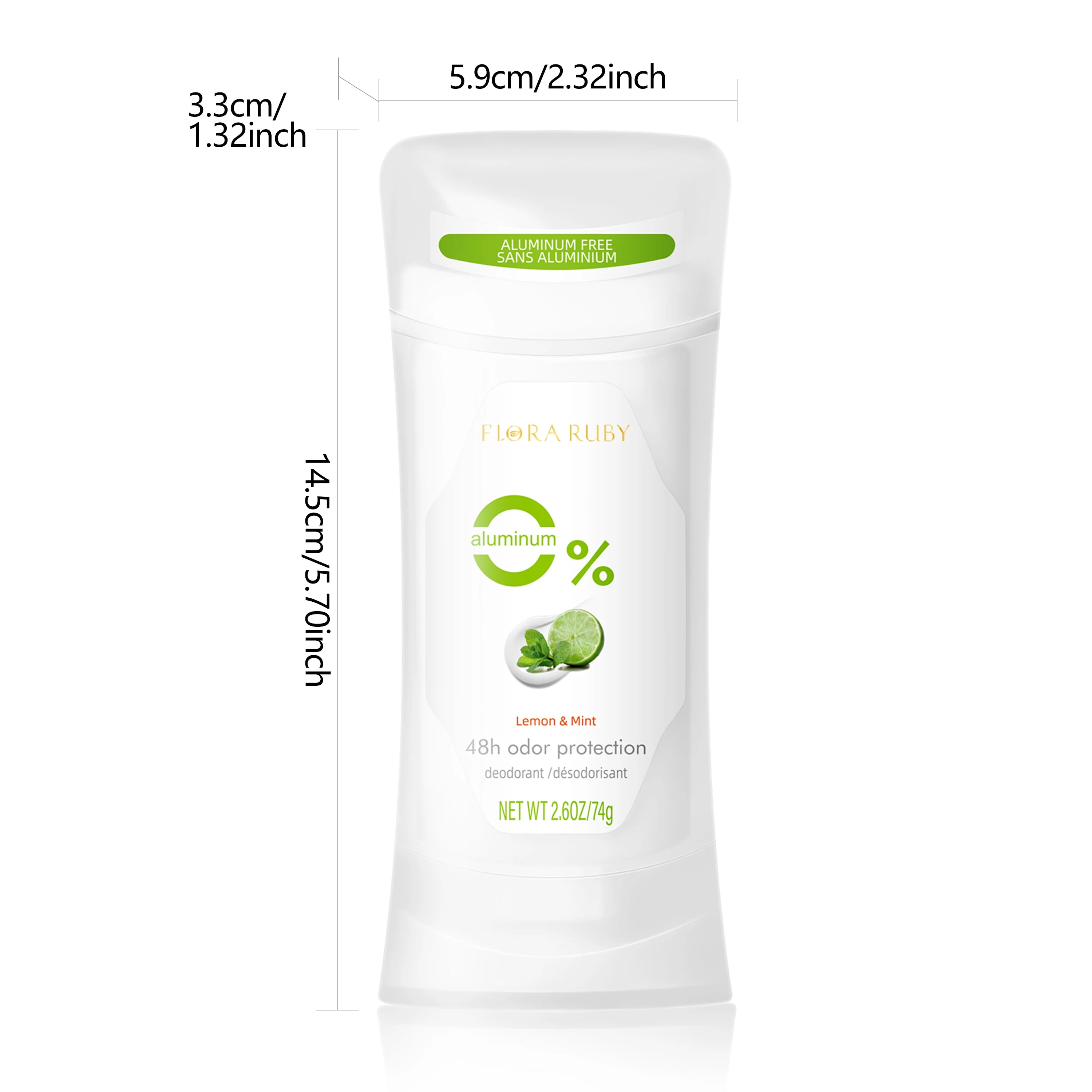 Flora Ruby deodorant stick, long lasting fragrance, keep fresh all day,Eliminate Odor Underarm,Suitable for Daily,Exercise Oasis Select