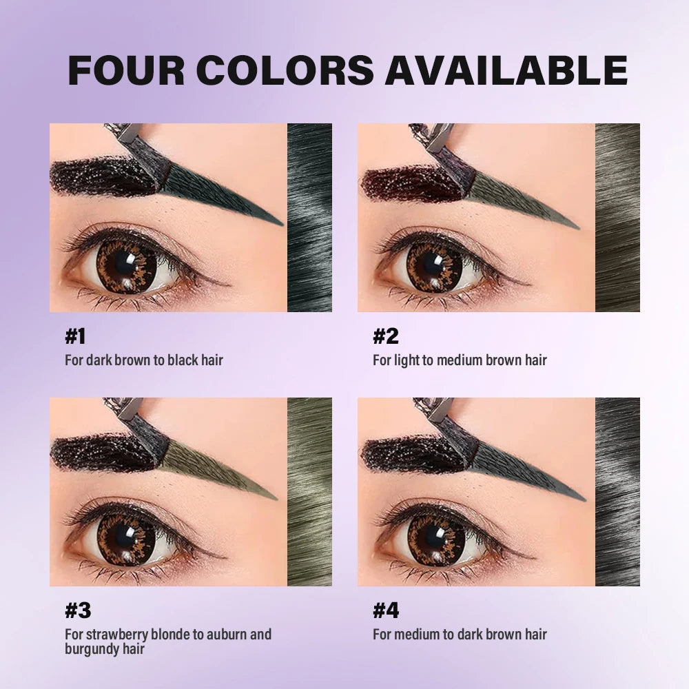 Peel-Off Eyebrow Tint Gel – Waterproof Semi-Permanent Brows
