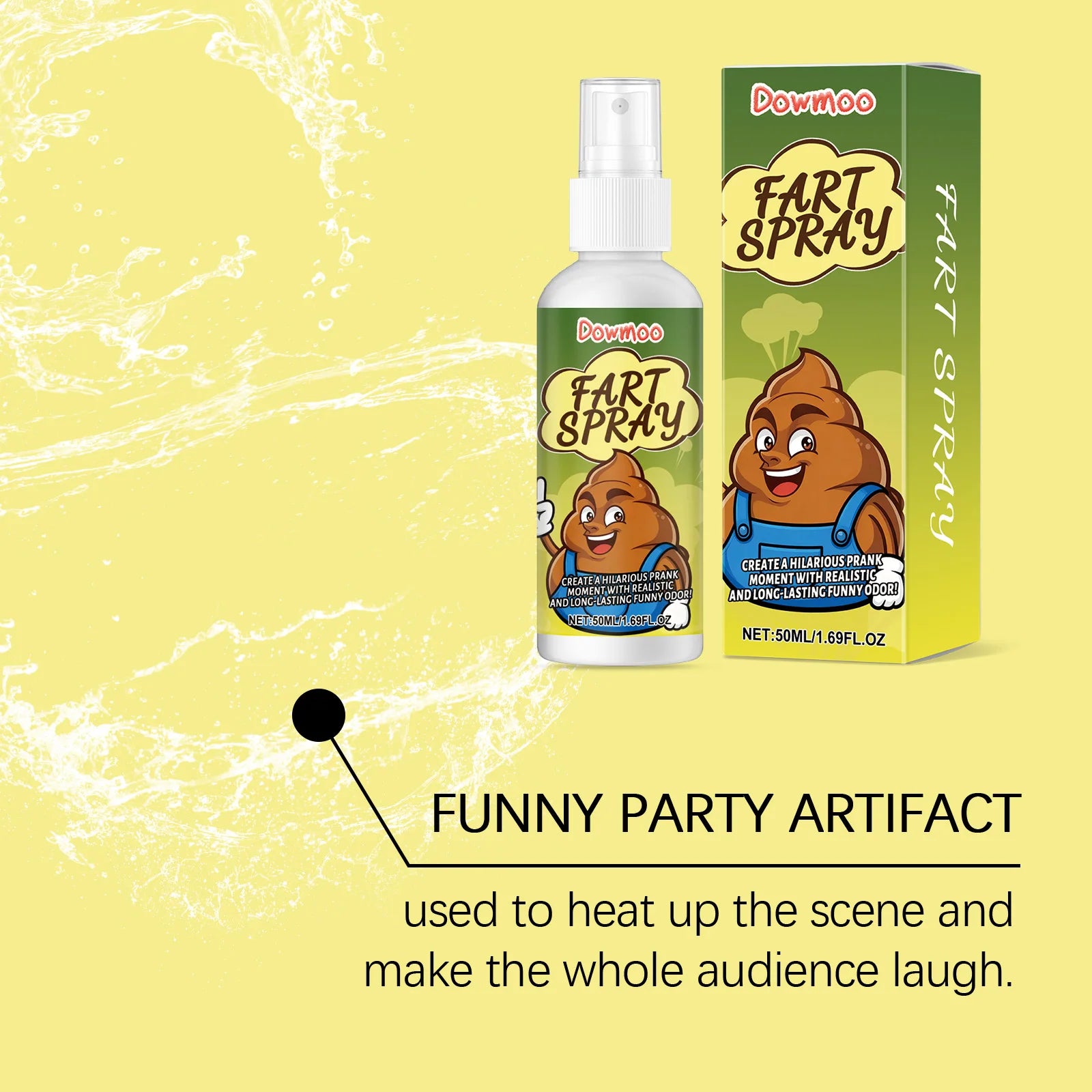 Stinky Spray Realistic Prank Odor Funny Prop Must Have Toy for Party Pranks Spray Party Surprise Oasis Select