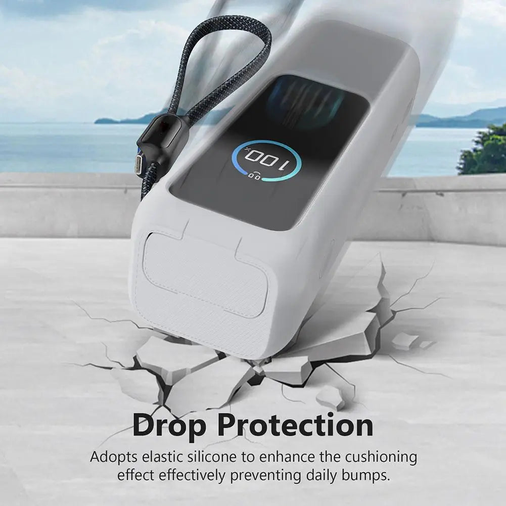 For Anker Zolo 165W Mobile Power Silicone Case Portable Power Bank Protective Cover Portable Travel Case With Carrying Strap Oasis Select
