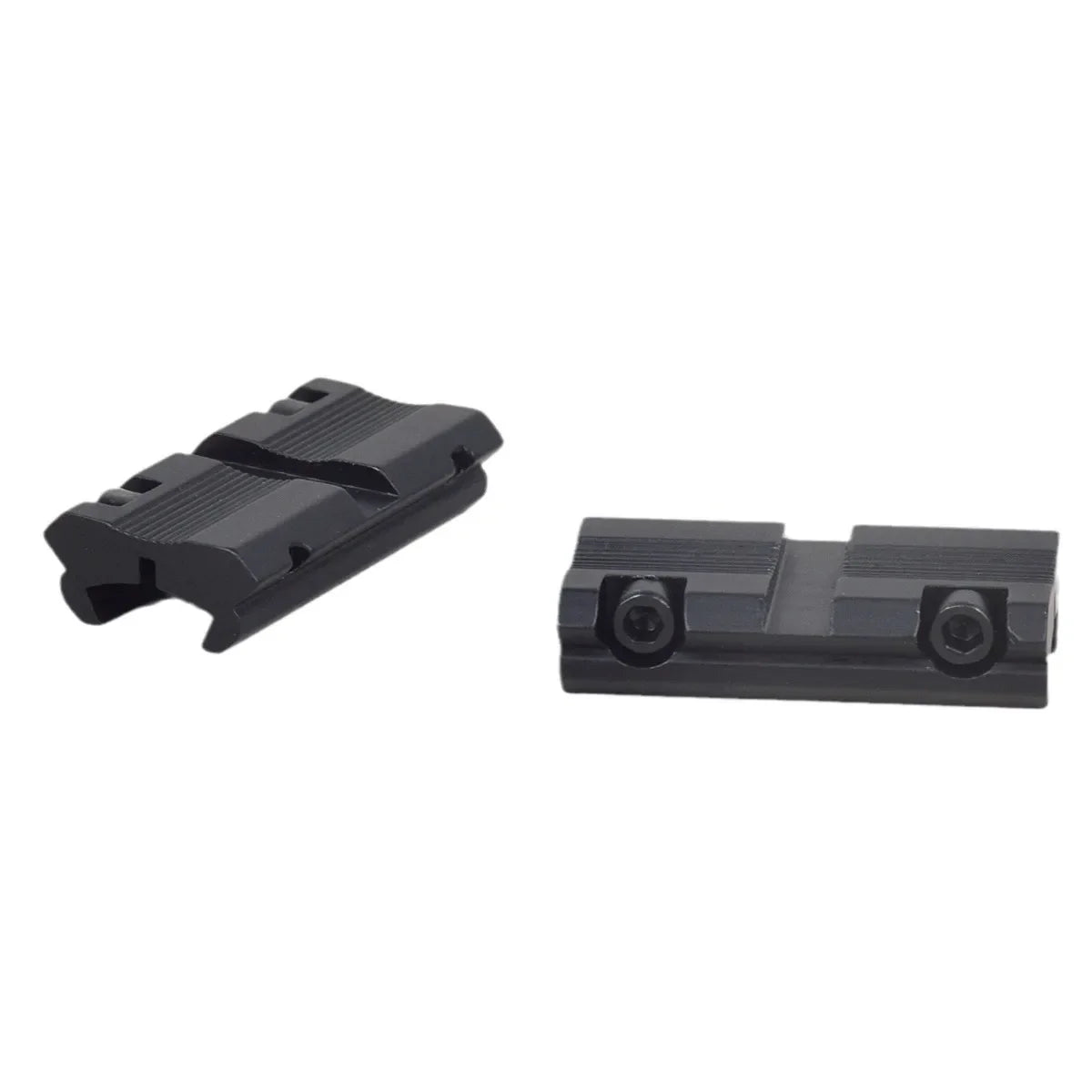 Weaver Picatinny Adapter 11mm Dovetail 2Pcs CNC Aluminum Mount Base 9.5mm-10mm Mini Clamp Red Dot Sight Converter Oasis Select