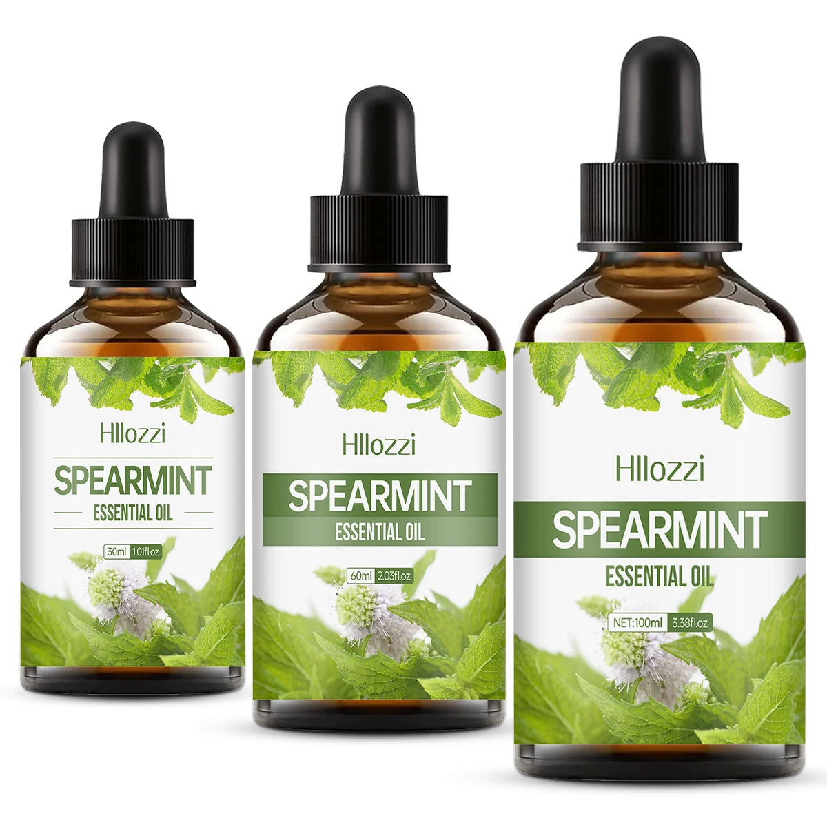 Hllozzi Spearmint Pure Essential Oil | Aromatherapy & DIY