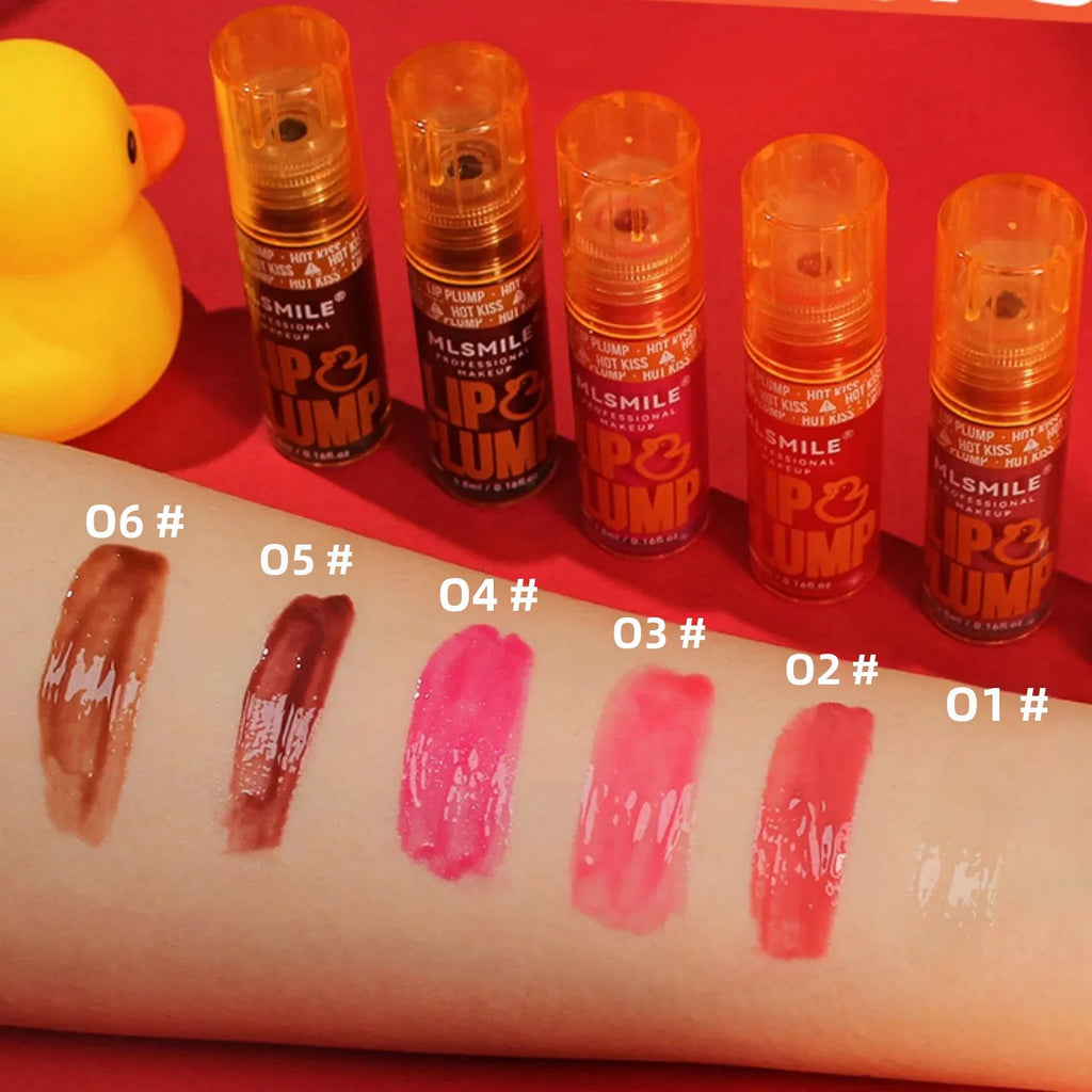 MLSMILE Mirror Lip Gloss Plumping Oil – Cute Duck, 4.8ml