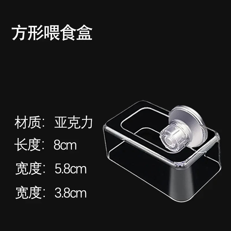 Aquarium Suction Cup Feeder Fish Tank Ring Feeder Fish Tank Station Floating Food Tray Feeder Fish Tank Accessory aquarium Oasis Select c