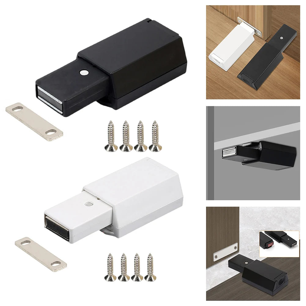 Push-to-Open Cabinet Catch – Invisible Spring Door Latch Cabinet Door Catch Oasis Select