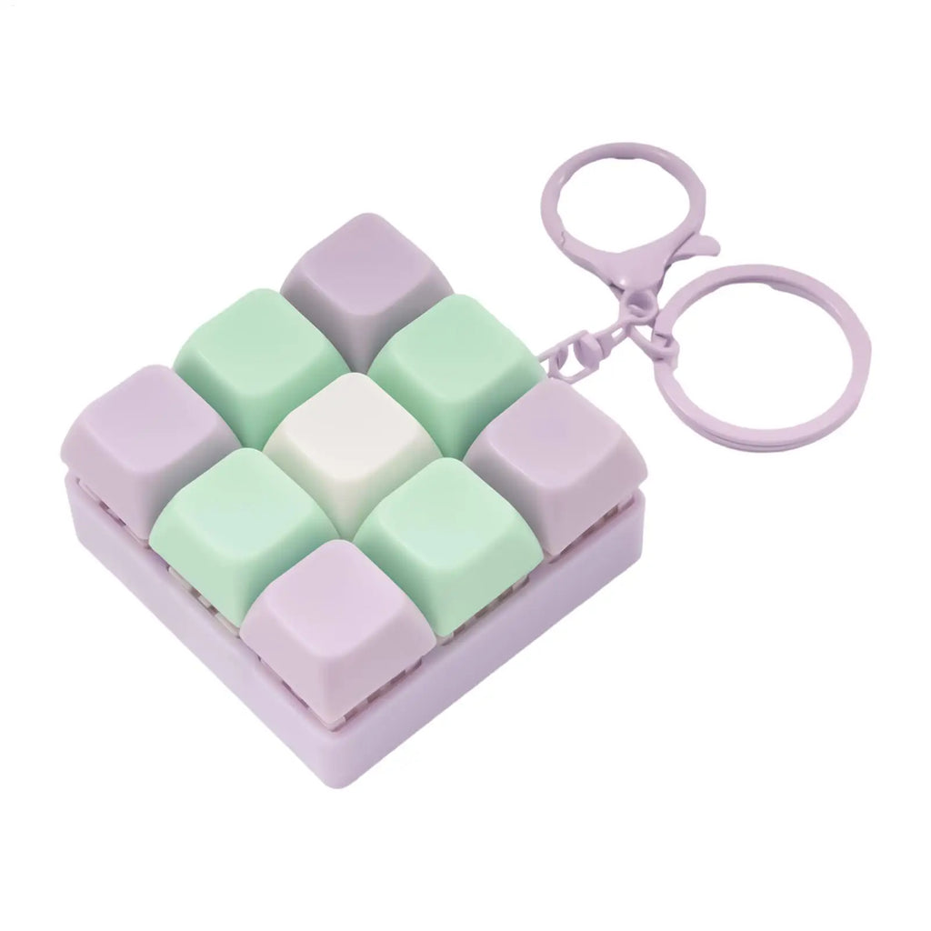 Fidget Decompressions 9 Keyboard Antistress Toys Stress-relieving Finger Keyboard Games Keychain Keyboard Clicker Fidget toys Oasis Select
