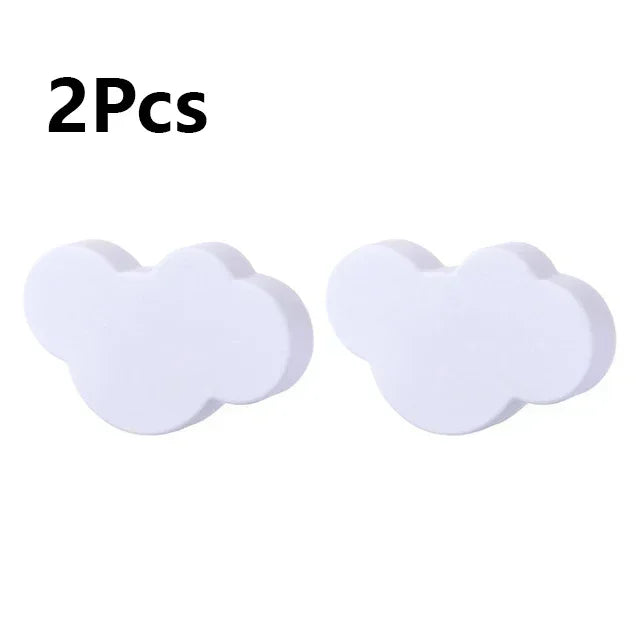 2/4/6/10Pcs Cartoon Furniture Handles Children Room Knobs Handles for Cabinets Drawer Pull Handle Door Knob for Cabinet Pulls Oasis Select white 2pcs 54x36mm