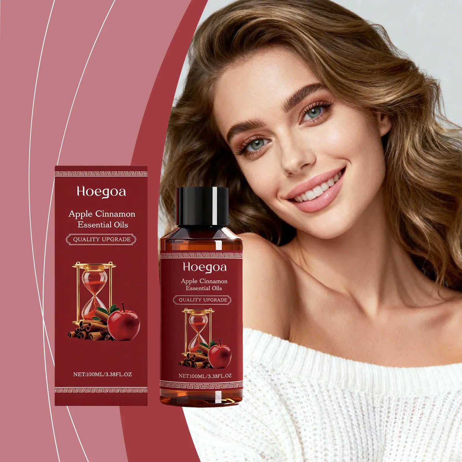 Apple Cinnamon Hair Care Oil Relieving Scalp Dryness Moisturizing Smoothing Improving Hair Shine Texture Refreshing Scalp Oasis Select