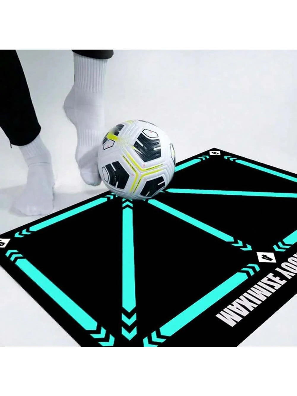 Soccer ball control training mat | Stable and silent rubber base | Digital Guidance Design | Improve ball sense, daily training Oasis Select