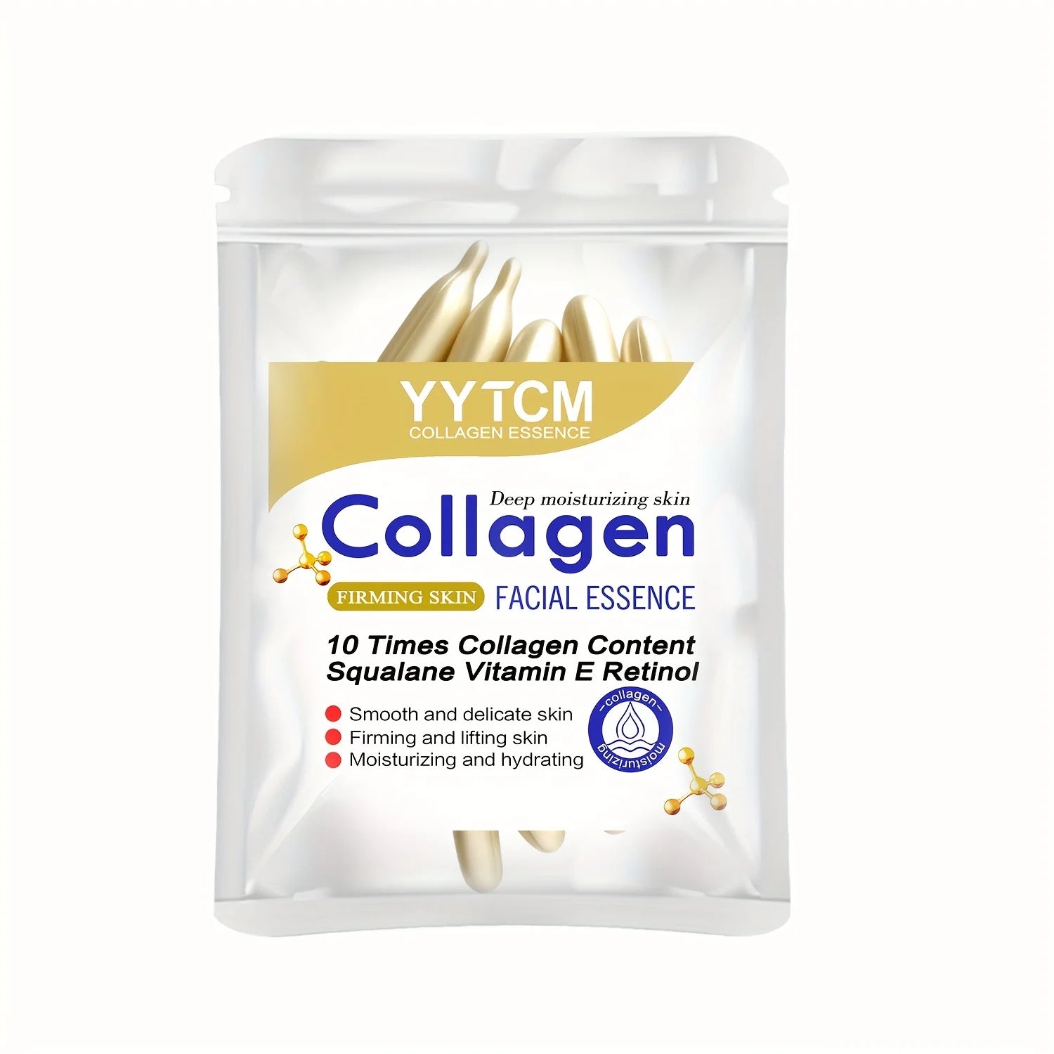 Collagen Firming Capsule Essence – Squalane, Retinol & Vitamin E Face Serum Capsules Oasis Select 1 Pack