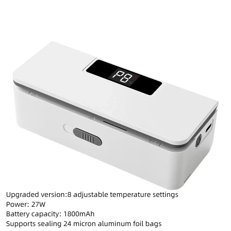 Bag Sealer 2 In 1 USB Rechargeable Mini Heat Seal Device for Plastic Food Bags Picnic Snack Storage Use Oasis Select A1