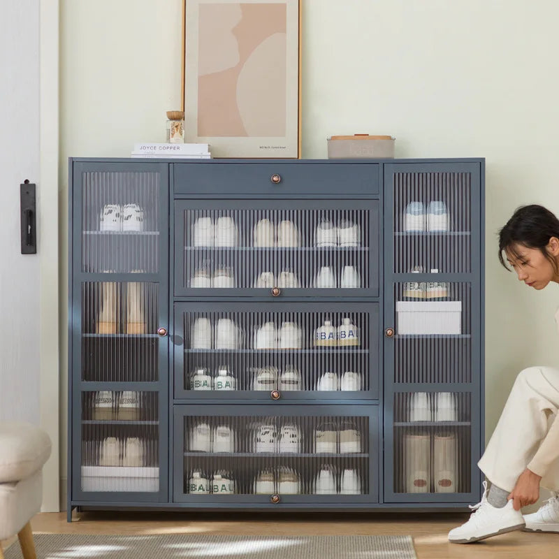 Shoe cabinet with door, simple and modern outside the door of the home, the new 2023 popular entrance Nanzhu shoe rack Oasis Select