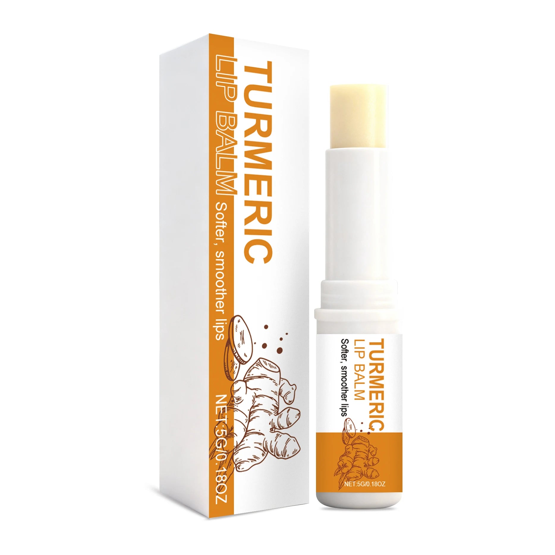 Turmeric Moisturizing Lip Balm Remove Dead Skin Reduce Lip Lines Antioxidant Anti Cracking Winter Repair Damage Brighten Lip Gel Oasis Select 5g