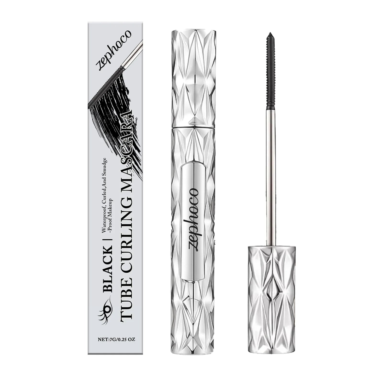 Brown Volumizing Curling Mascara – Smudge-Proof & Clump-Free