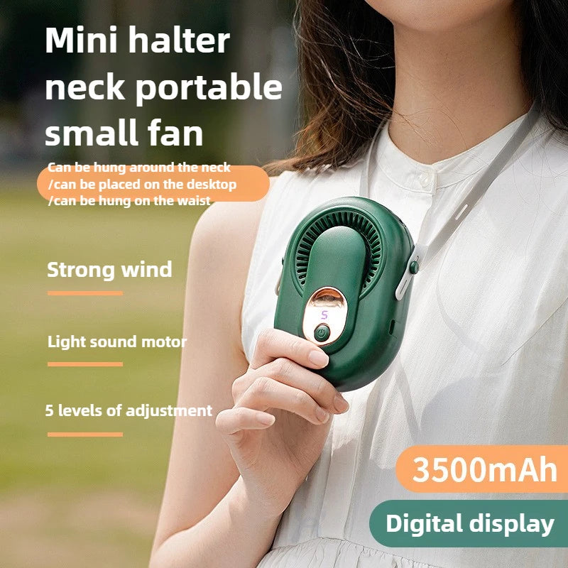 URGGU Portable Waist-Clip Fan – Hands-Free Outdoor Personal Fan