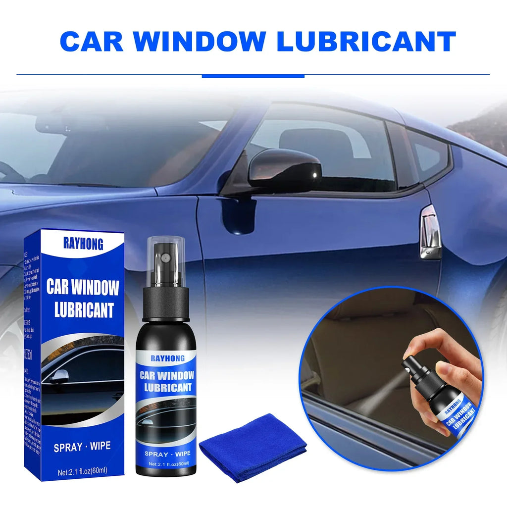 60ml Car Window Lubricant Rubber Door Rubber Strip Car Softening Maintenance Eliminates Noise Universal Car Products Repair Tool Oasis Select