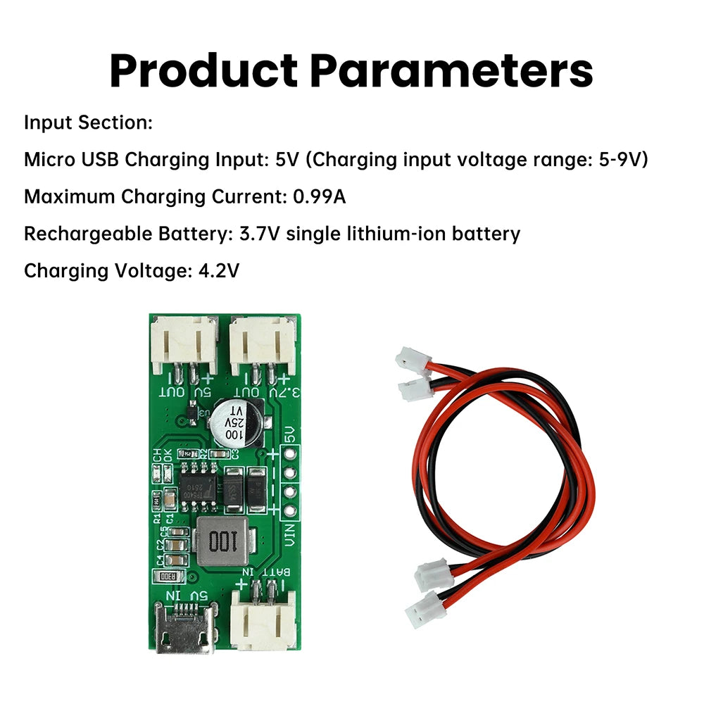 TP5400 1A Lithium Battery Charging Module 5V 1A Boost Converter Power Bank Charging Boost Module Micro USB Interface Oasis Select