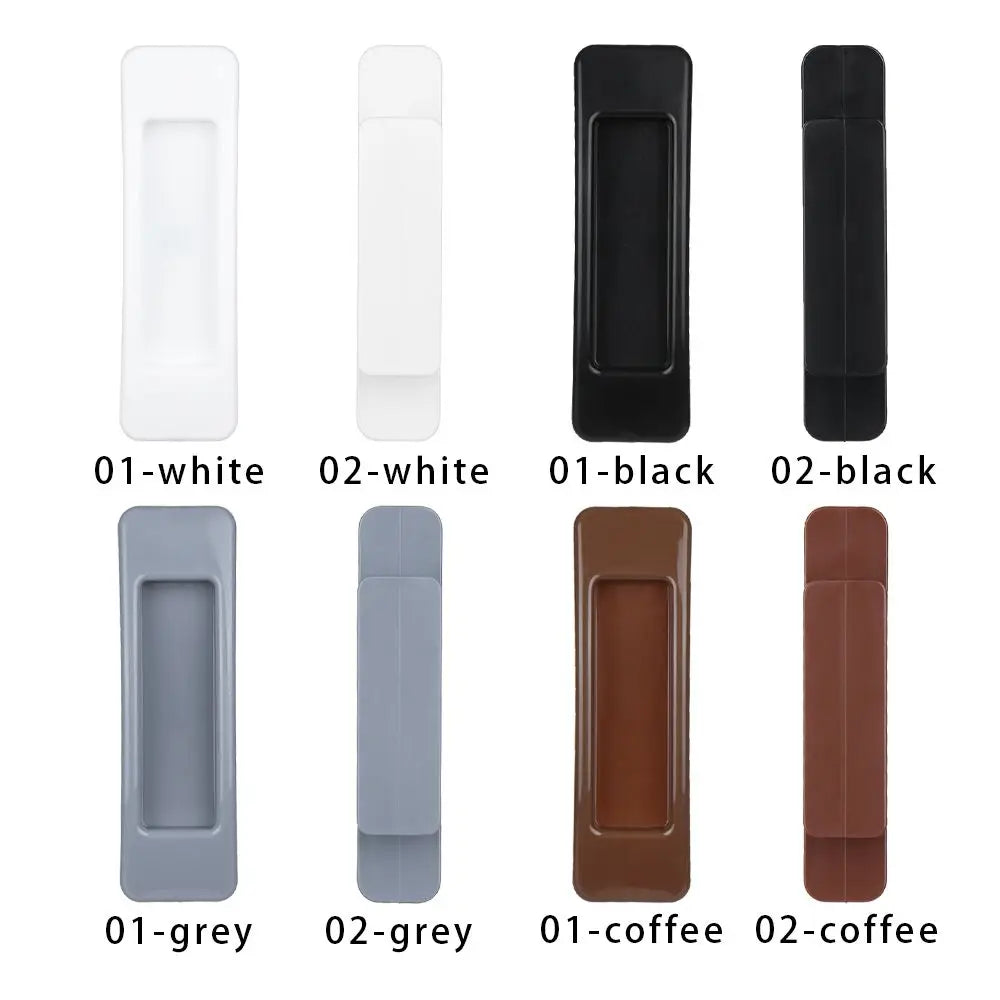 2Pcs Window Cabinet Drawer Organizer Wardrobe Handle Self-adhesive Door Handle Paste Open Sliding Door Knob Auxiliary Device Oasis Select