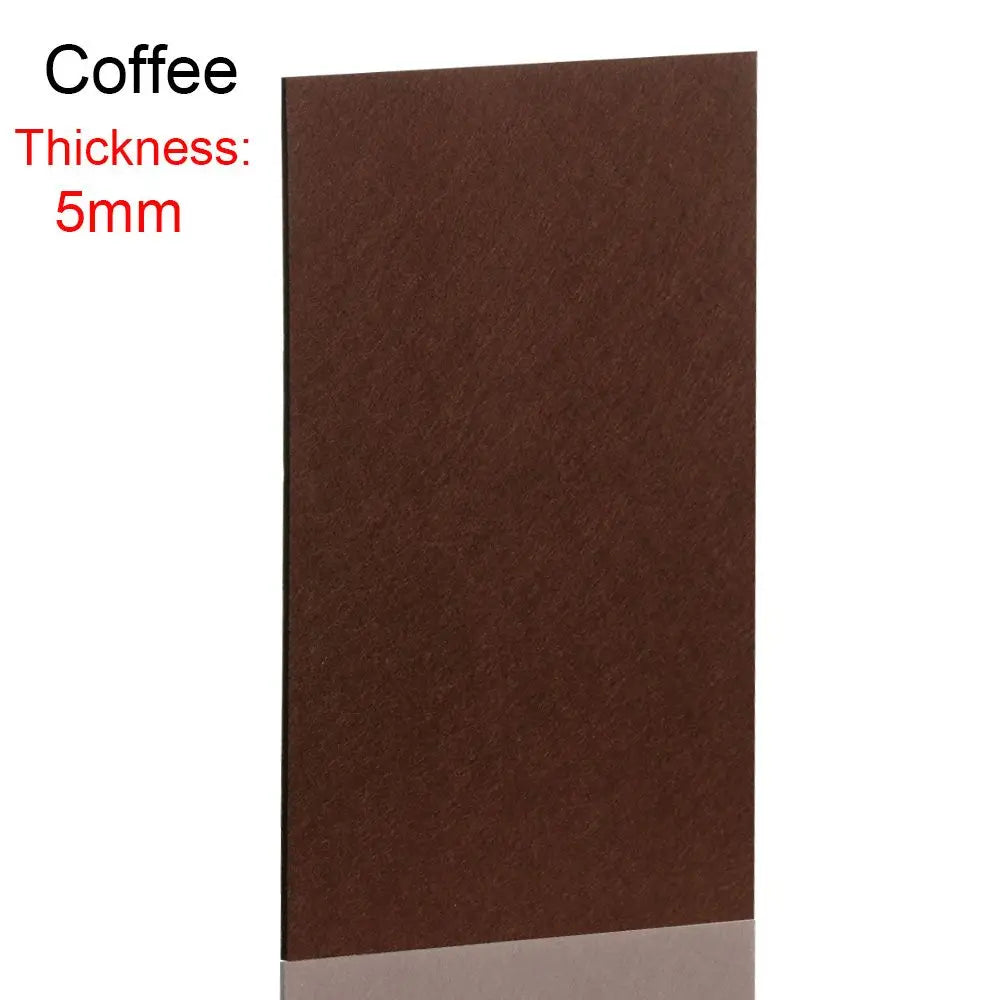 3/5mm Self Adhesive Furniture Leg Felt Pads Anti Slip Chair Table Mats Anti Scratch Floor Protection 21*30cm DIY Cutting Oasis Select coffee 3mm