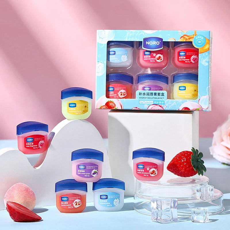 6-Pack Fruity Moisturizing Lip Mask – Alcohol-Free, All Skin Types Lip Mask Set Oasis Select