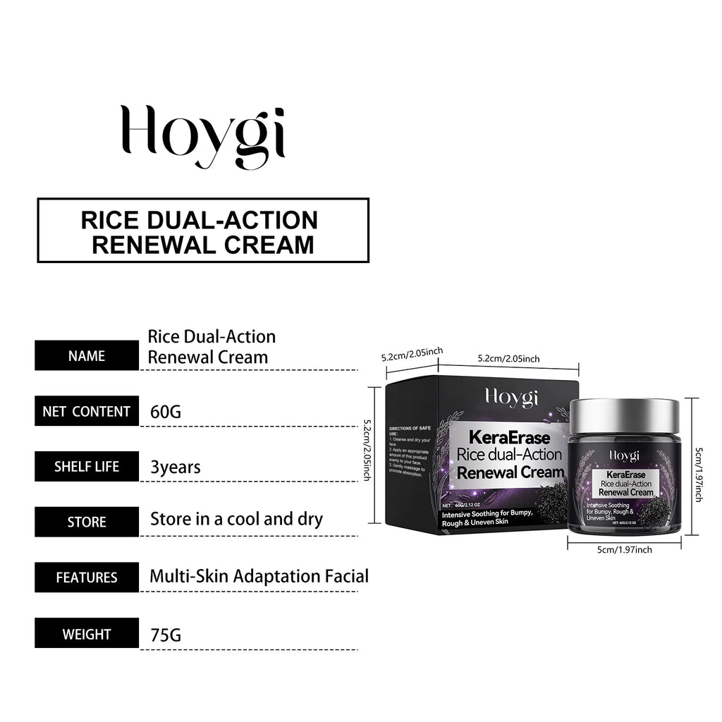 New 2026 EELHOE Rice Moisturizing Cream Dual-Action Hydrating Nourishing Face Cream Dry Skin Niacinamide Face Smoothing 60g Oasis Select