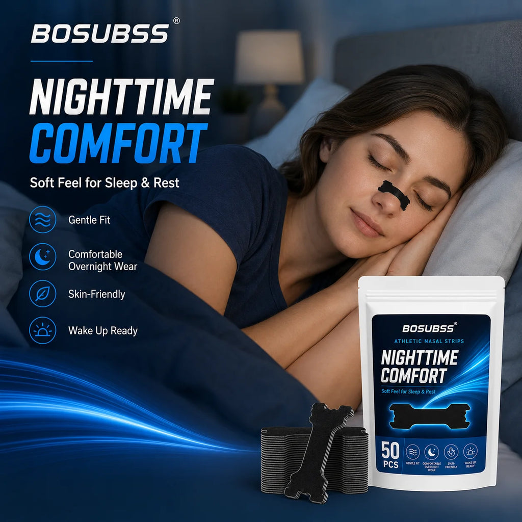 Black nose patch, suitable for various occasions, sports, fitness, sleep, soft and comfortable, portable Oasis Select