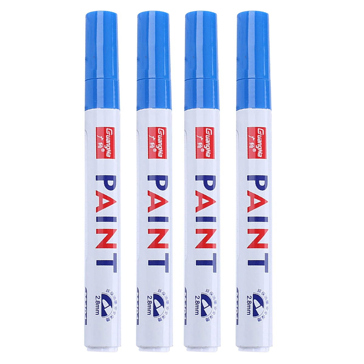 Oil Based Paint Markers – 12-Color Waterproof Fine Tip Set Paint Marker Set Oasis Select Blue