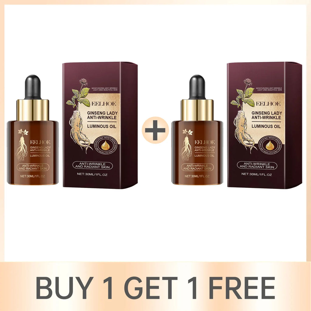 EELHOE Ginseng Face Essence Anti-Wrinkle Firming Serum 30ml Face Serum Essence Oasis Select Buy 1 Get 1 Free