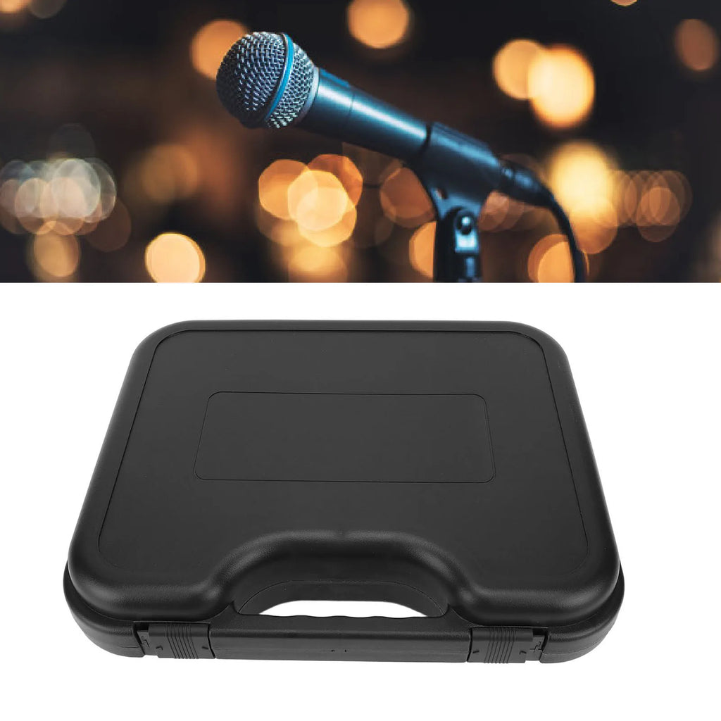 Mic Storage Box Microphone Carrying Case Fit for SM58 Portable Handle Design Detachable Foam Mic Storage Bag for Travel Oasis Select
