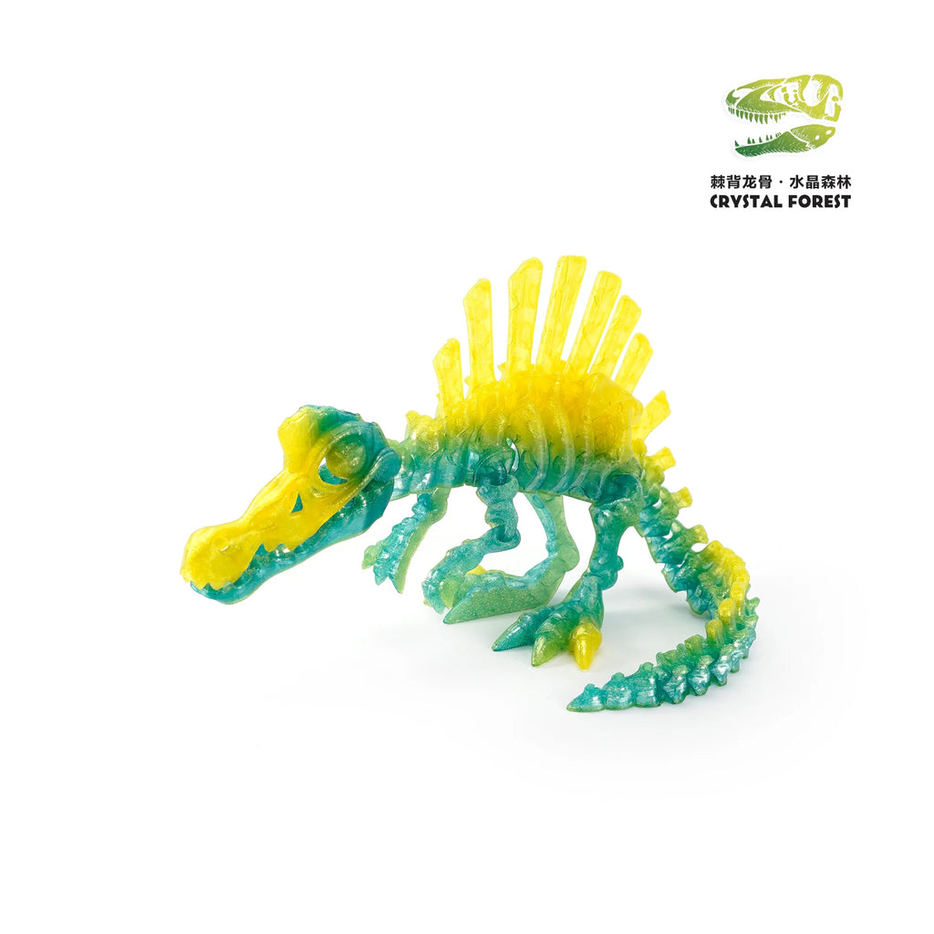 3D Printed Dinosaur Movable Echinosaurus Figurine Dragons Bone Model Desktop Craft Ornament Creative Novelty Gifts for Kids Oasis Select Color 22 13.5CM