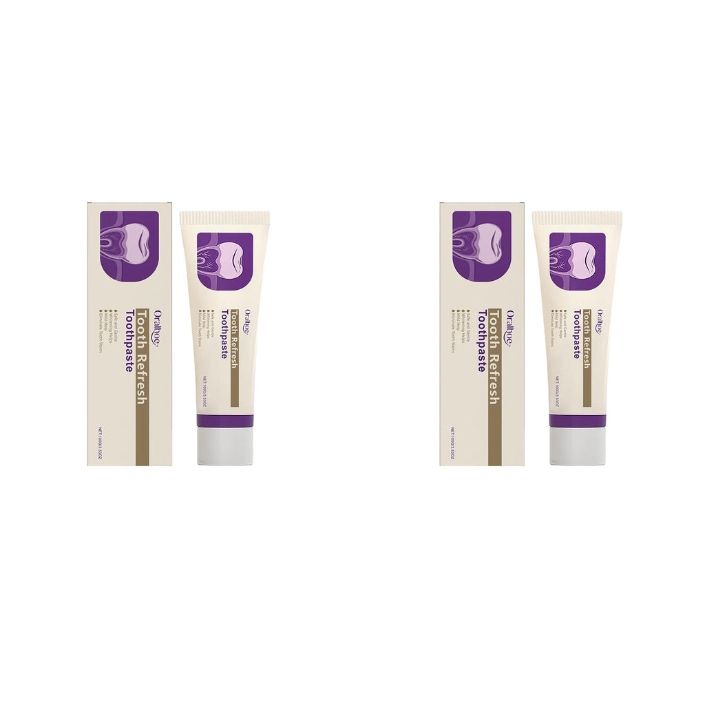 Teeth Refresh Toothpaste Whitening Freshen Breath Intensive Stain Removal Pain Sensitive Brightening Tooth Oral Care Toothpaste Oasis Select 200g boxed
