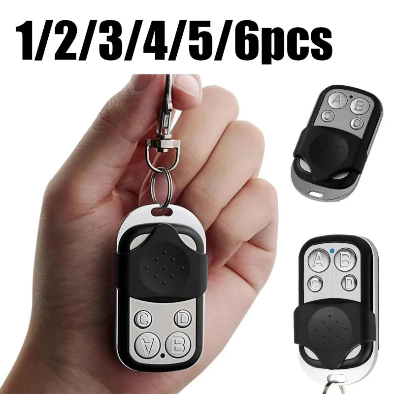 1/2/3/4/5/6PCS Smart Copy Duplicator 433mhz Remote Control 4 Button Electric Garage Door Gate Remote Cloning 433 MHz Transmitter Oasis Select