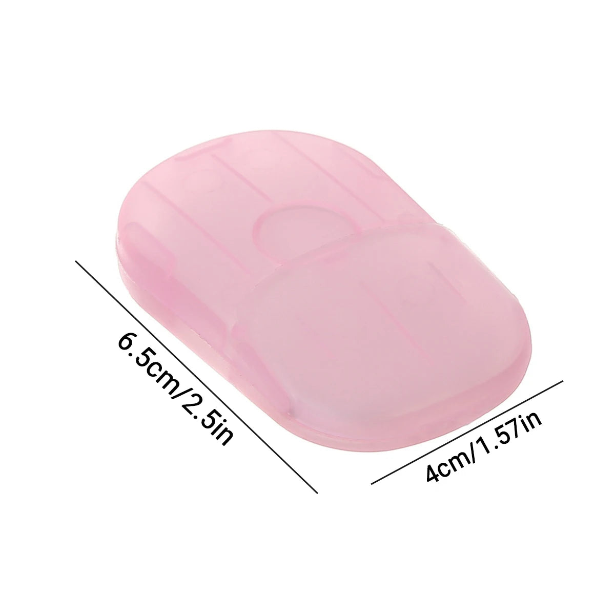 20/60/120sheets portable sanitary soap sheets with storage box, disposable, suitable for school, outdoor activities, travel Oasis Select