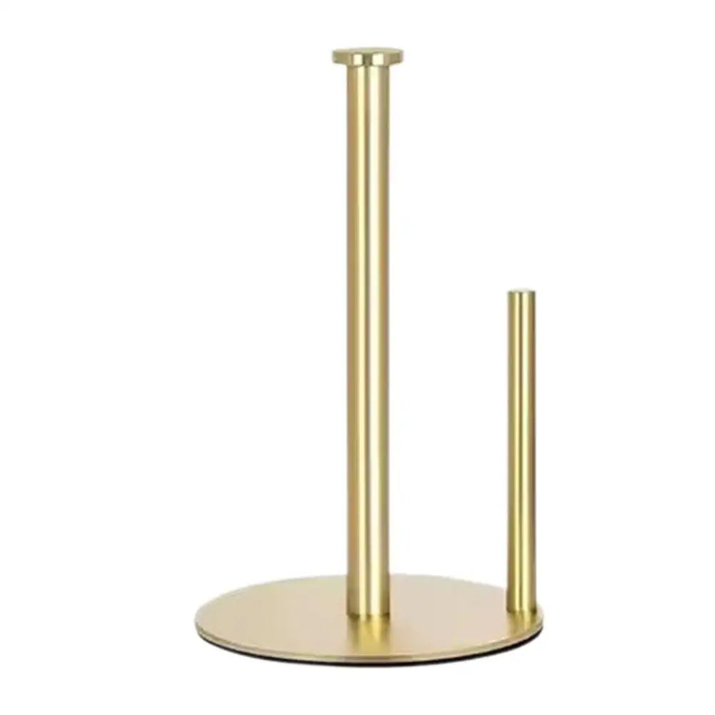 Paper Towel Holder Countertop Heavy-Duty Countertop Organizer, Space-Saving Design for Paper Towels for Bathroom Kitchen Oasis Select Golden